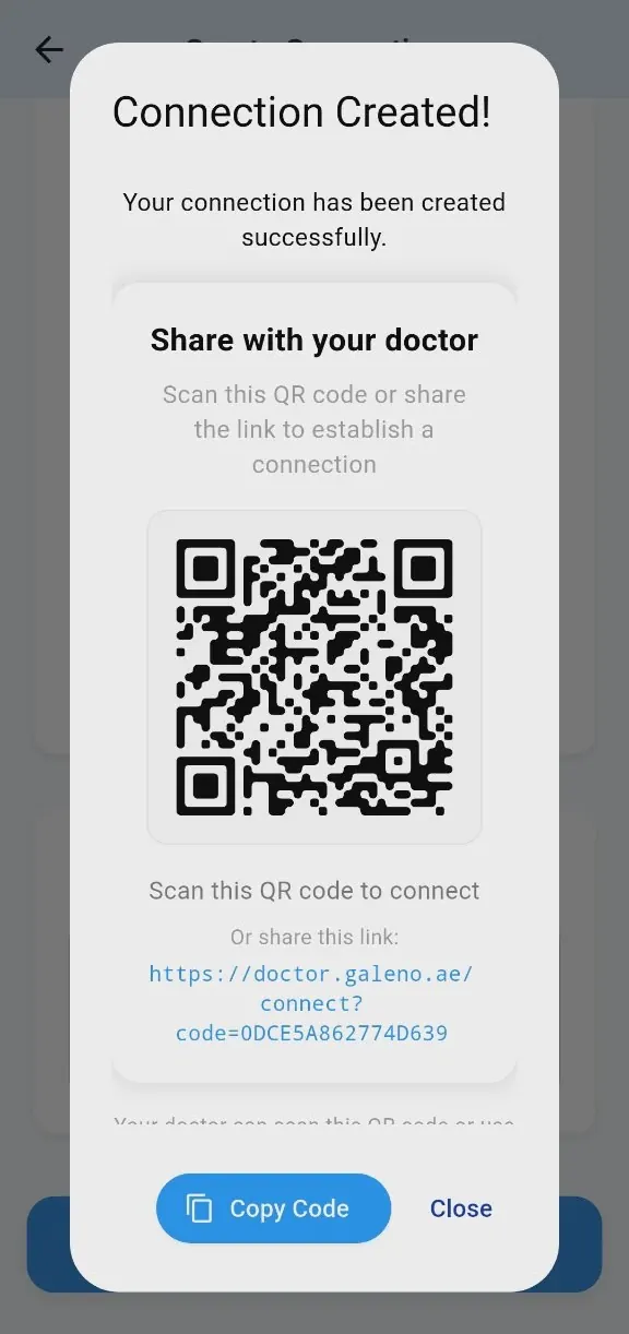 Connect code